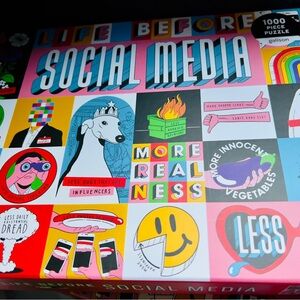 1000 piece puzzle “Life Before Social Media”
